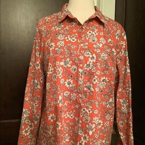 Gorgeous floral long sleeve blouse